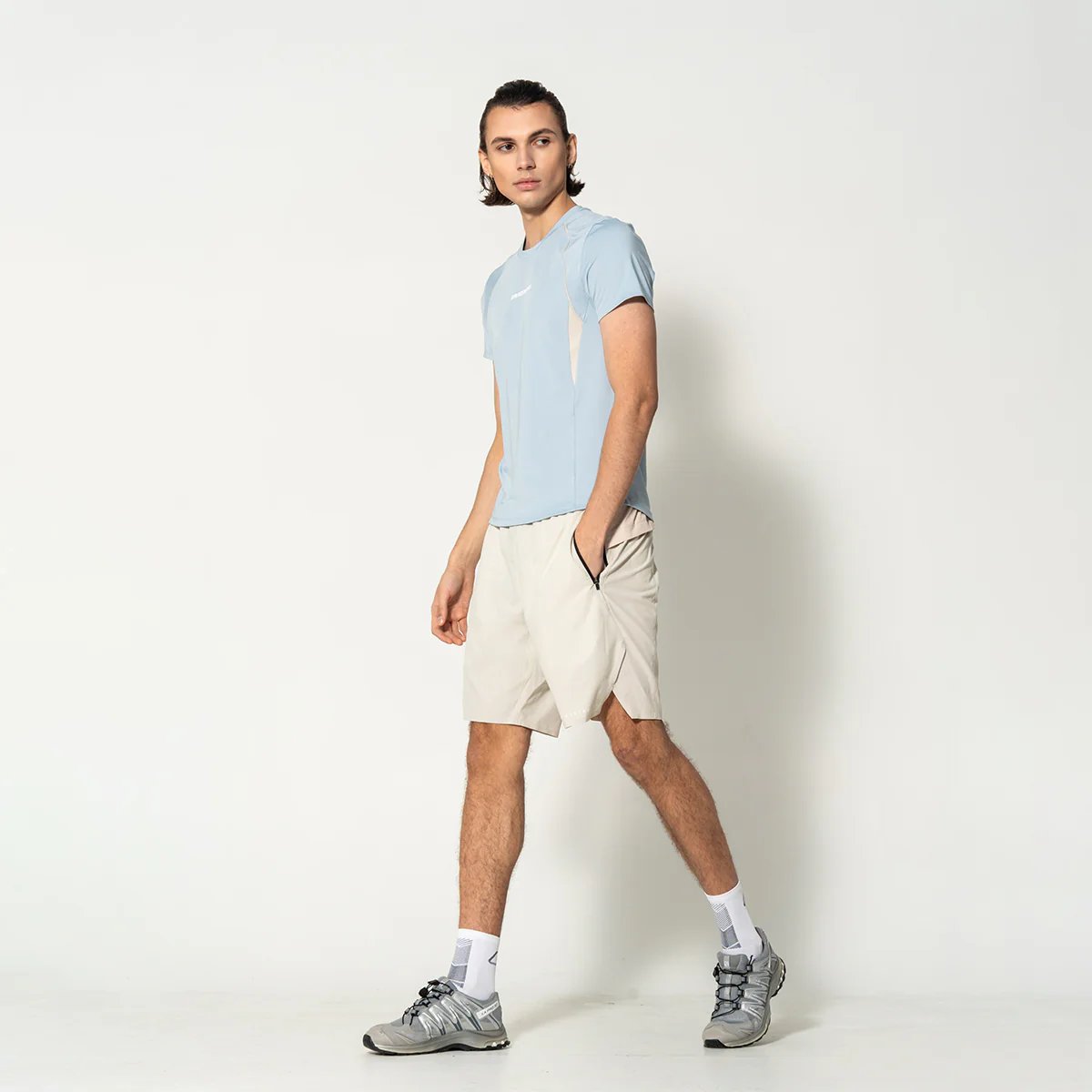 GA Tech Activewear Performance Breathable Mesh Blocking T Shirt for Men - Image 15