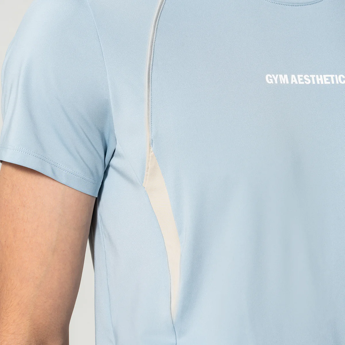 GA Tech Activewear Performance Breathable Mesh Blocking T Shirt for Men - Image 17