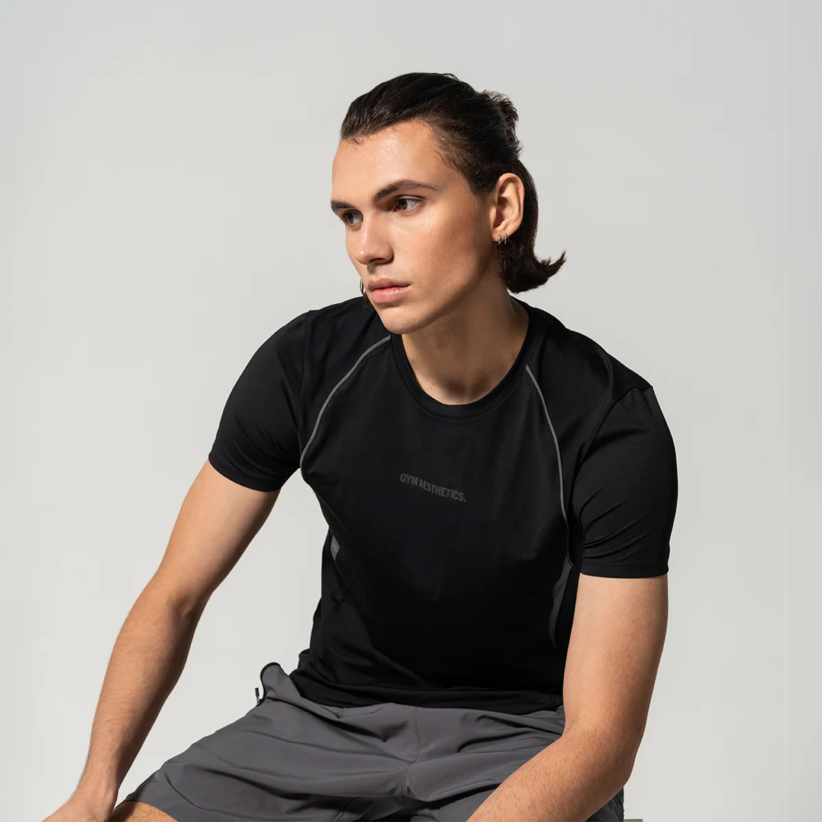 GA Tech Activewear Performance Breathable Mesh Blocking T Shirt for Men - Image 19