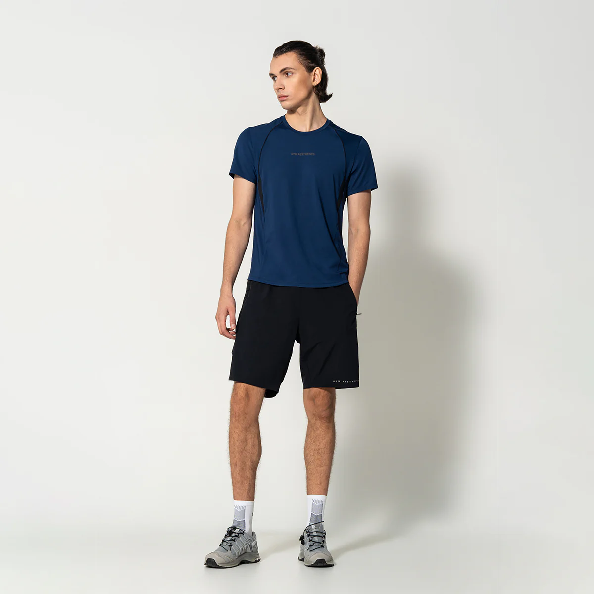 GA Tech Activewear Performance Breathable Mesh Blocking T Shirt for Men - Image 2