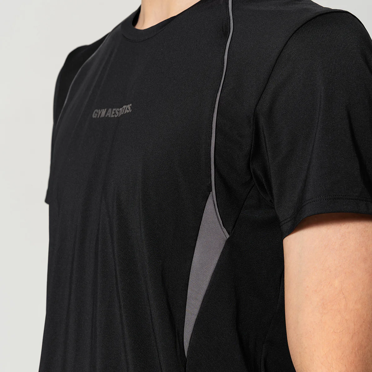 GA Tech Activewear Performance Breathable Mesh Blocking T Shirt for Men - Image 23