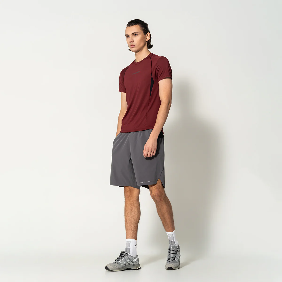 GA Tech Activewear Performance Breathable Mesh Blocking T Shirt for Men - Image 26