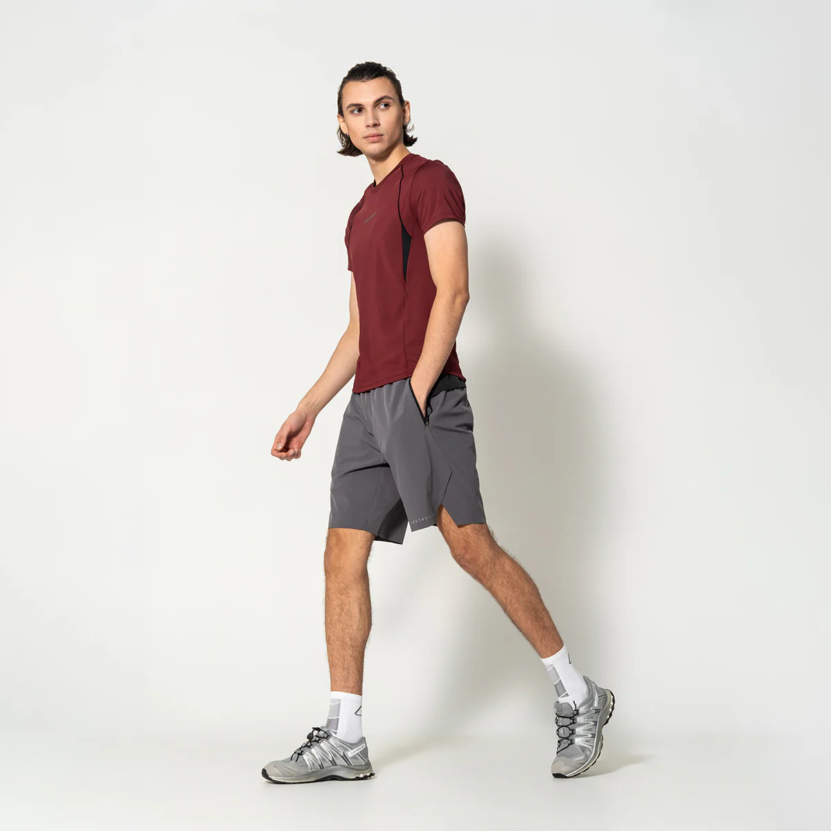 GA Tech Activewear Performance Breathable Mesh Blocking T Shirt for Men - Image 27