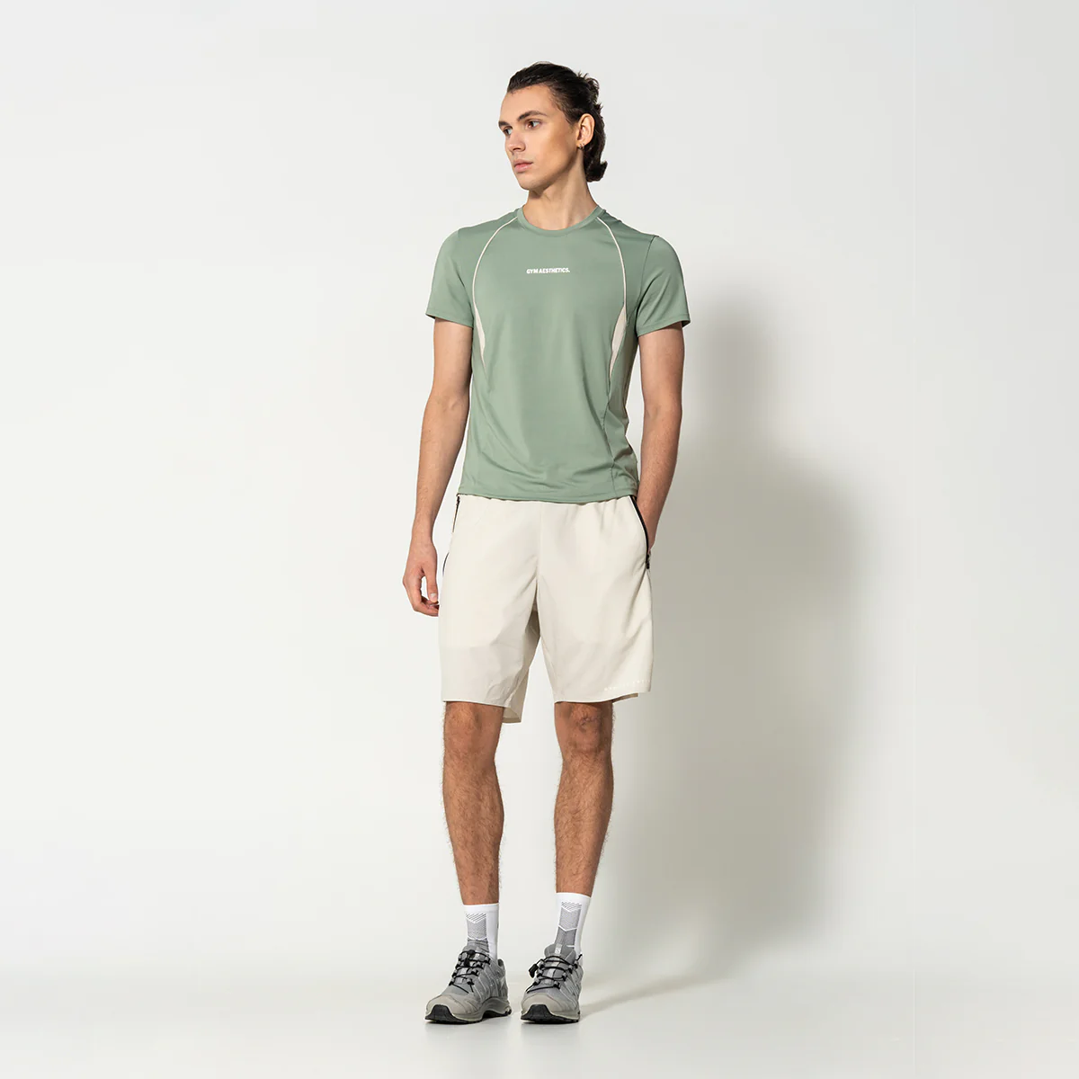 GA Tech Activewear Performance Breathable Mesh Blocking T Shirt for Men - Image 32