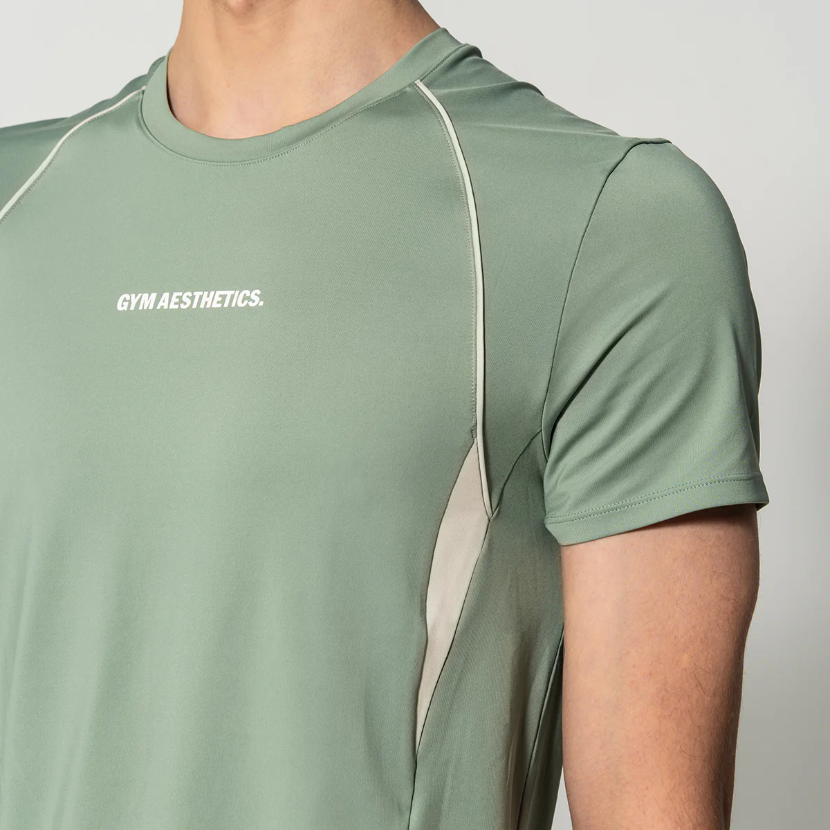 GA Tech Activewear Performance Breathable Mesh Blocking T Shirt for Men - Image 35