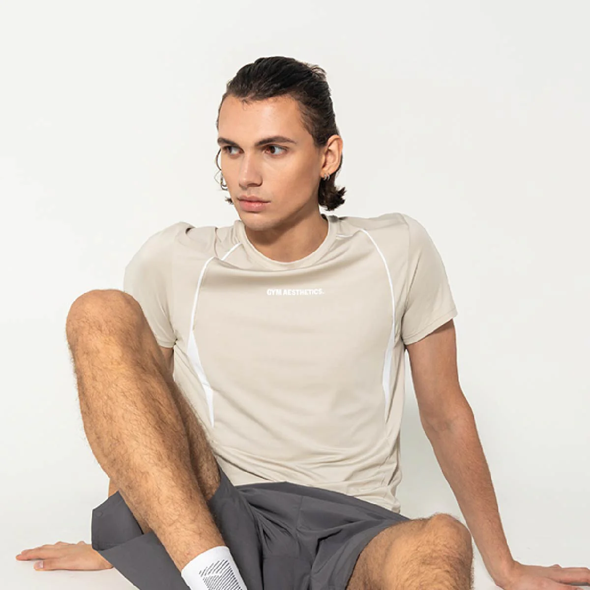 GA Tech Activewear Performance Breathable Mesh Blocking T Shirt for Men - Image 37