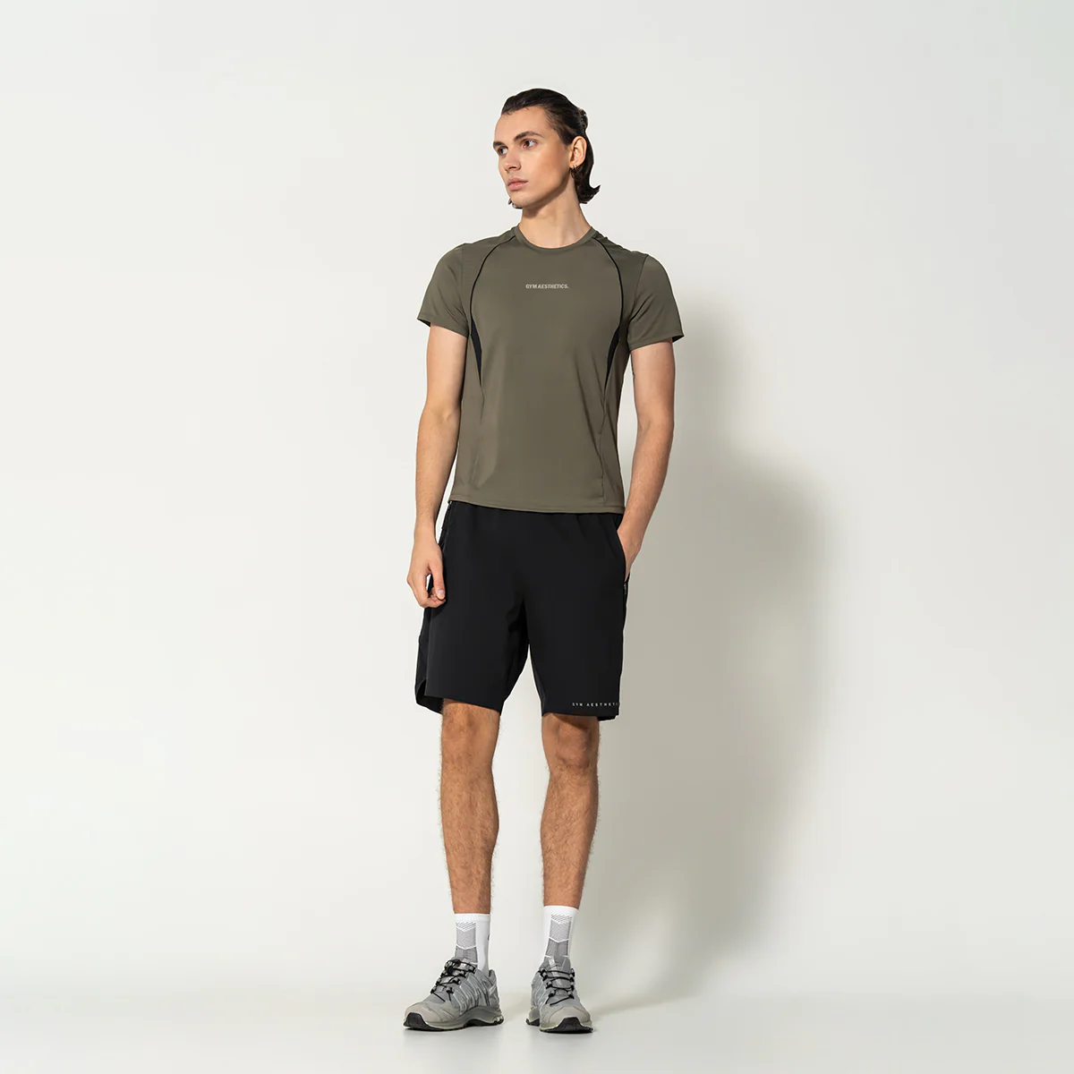 GA Tech Activewear Performance Breathable Mesh Blocking T Shirt for Men - Image 8