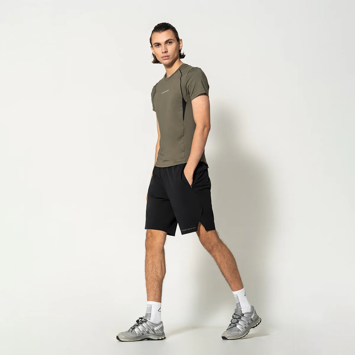 GA Tech Activewear Performance Breathable Mesh Blocking T Shirt for Men - Image 9
