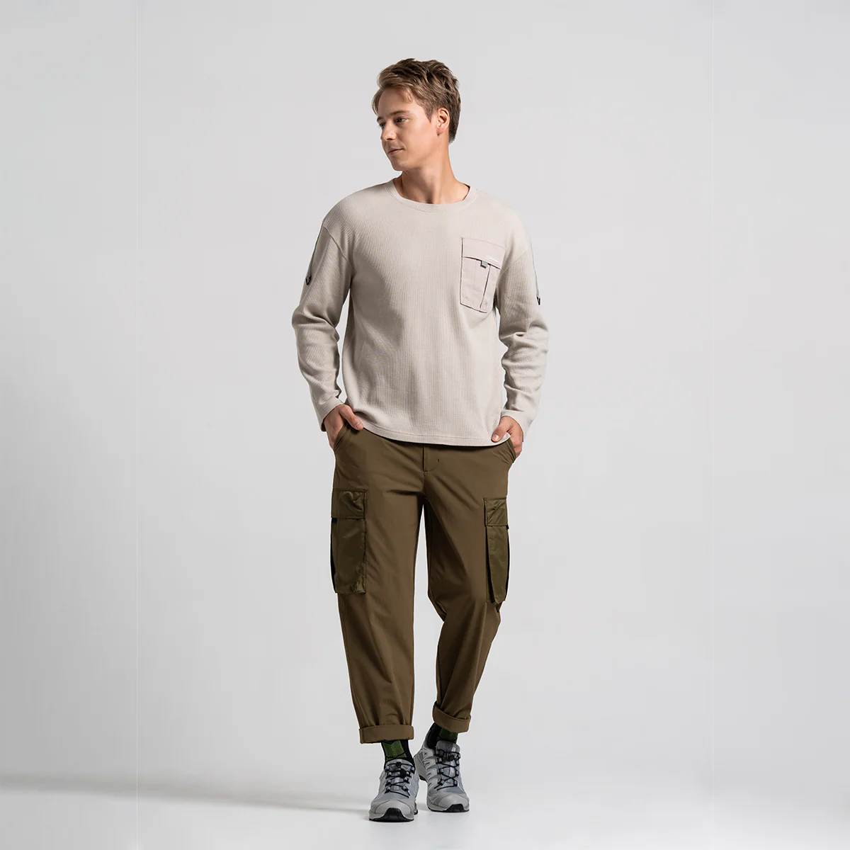 Waffle Everyday Wears T Shirt for Men - Image 10