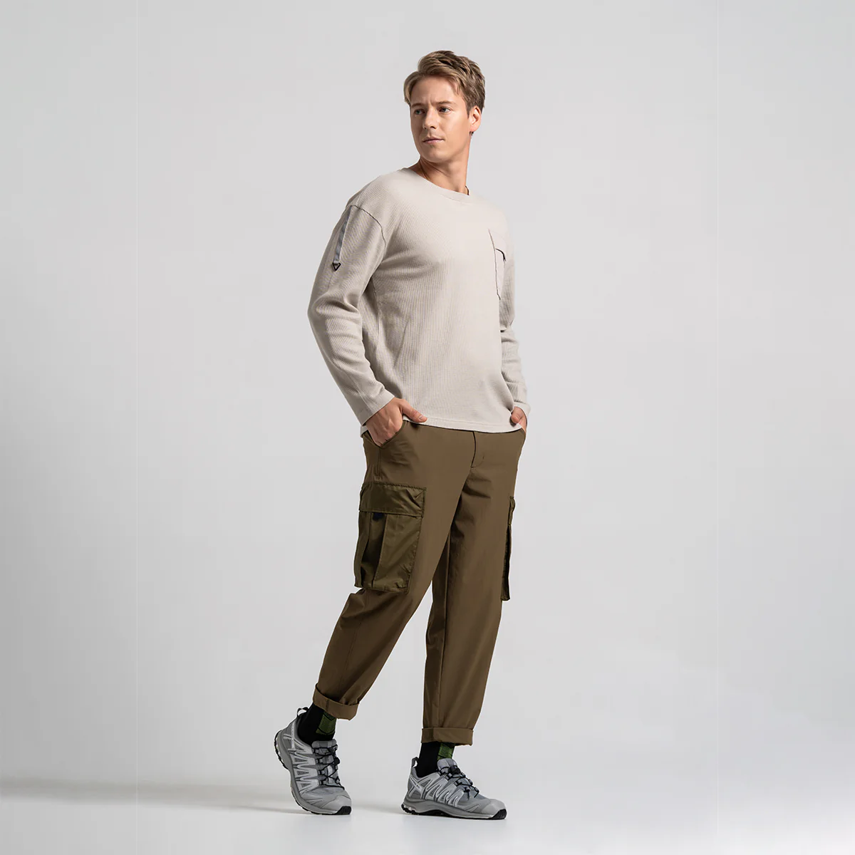 Waffle Everyday Wears T Shirt for Men - Image 11