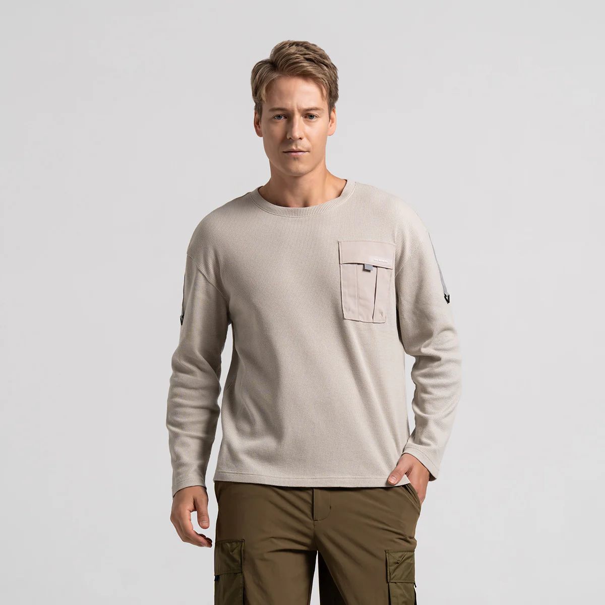 Waffle Everyday Wears T Shirt for Men - Image 9