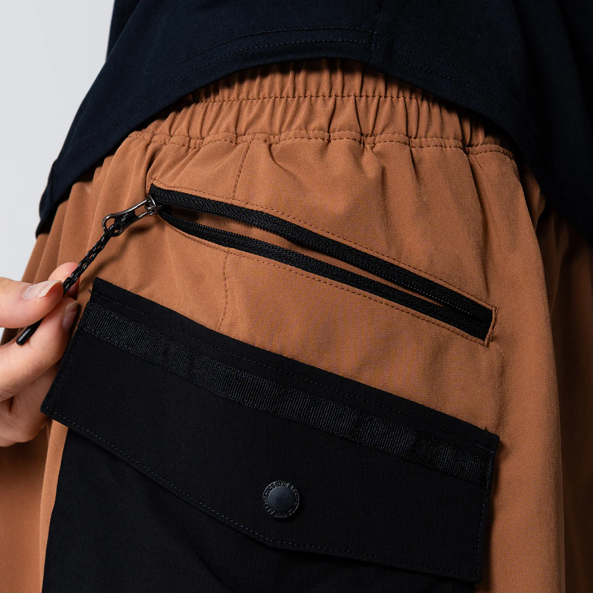 2in1 Color Block Activewear Cargo Skirt for Women - Image 22