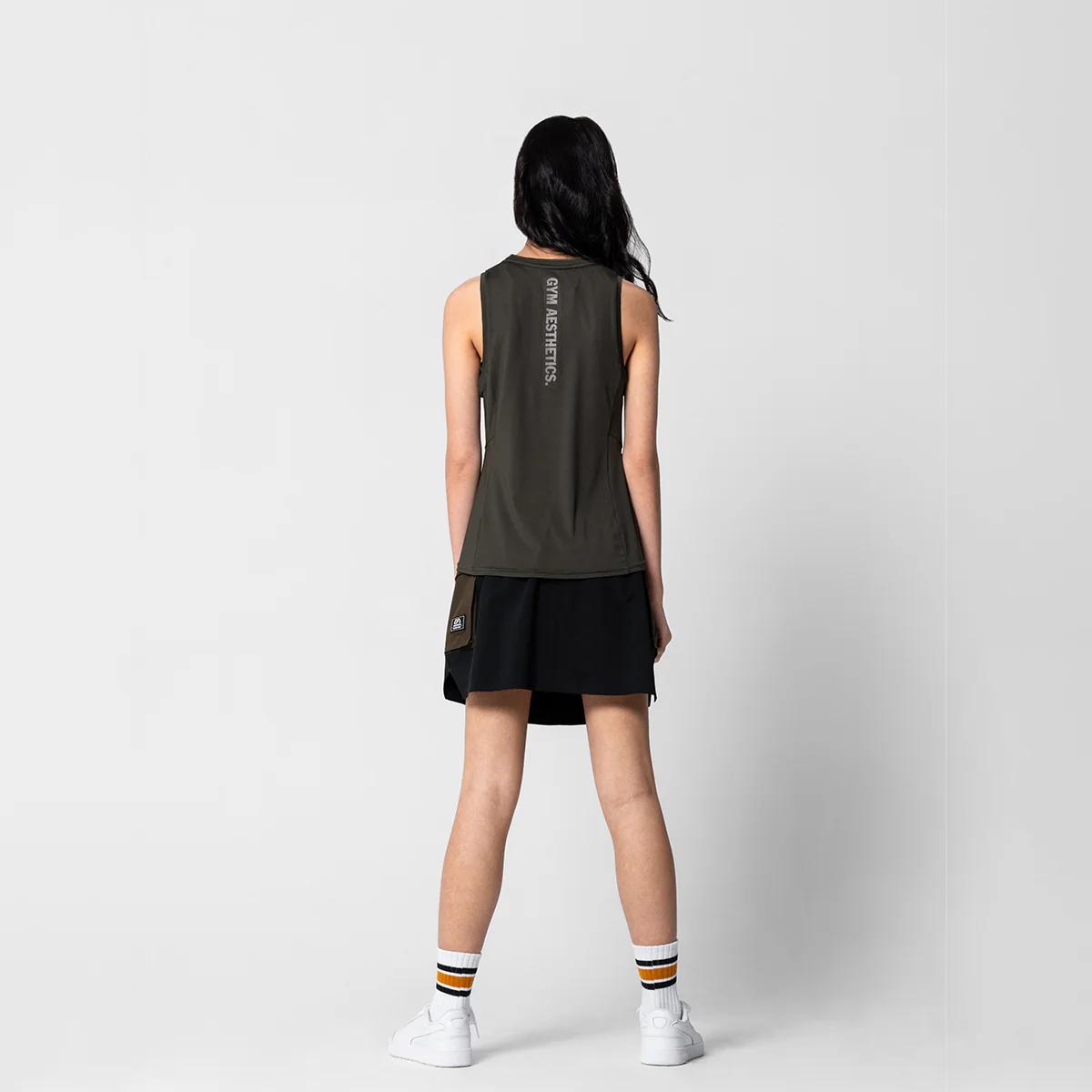 2in1 Color Block Activewear Cargo Skirt for Women - Image 28