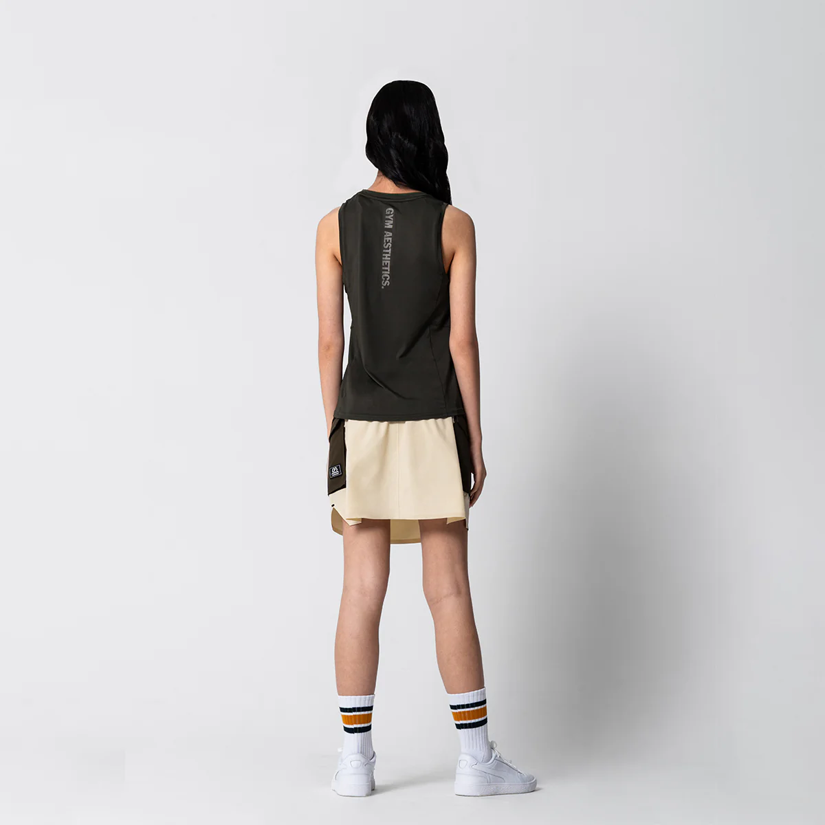 2in1 Color Block Activewear Cargo Skirt for Women - Image 40