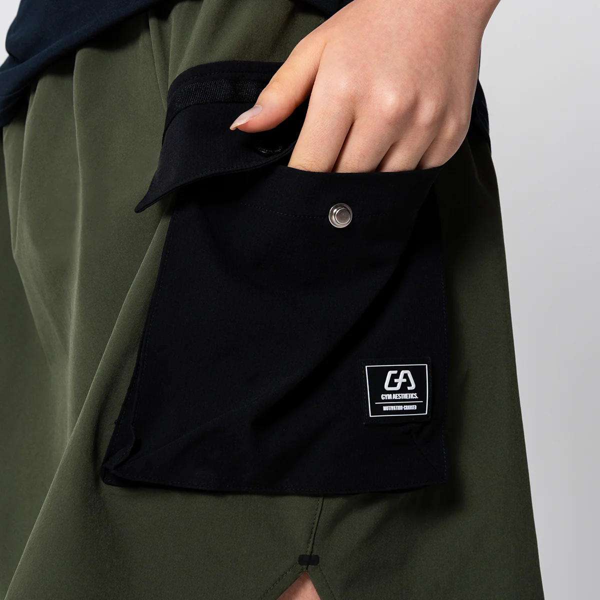 2in1 Color Block Activewear Cargo Skirt for Women - Image 6