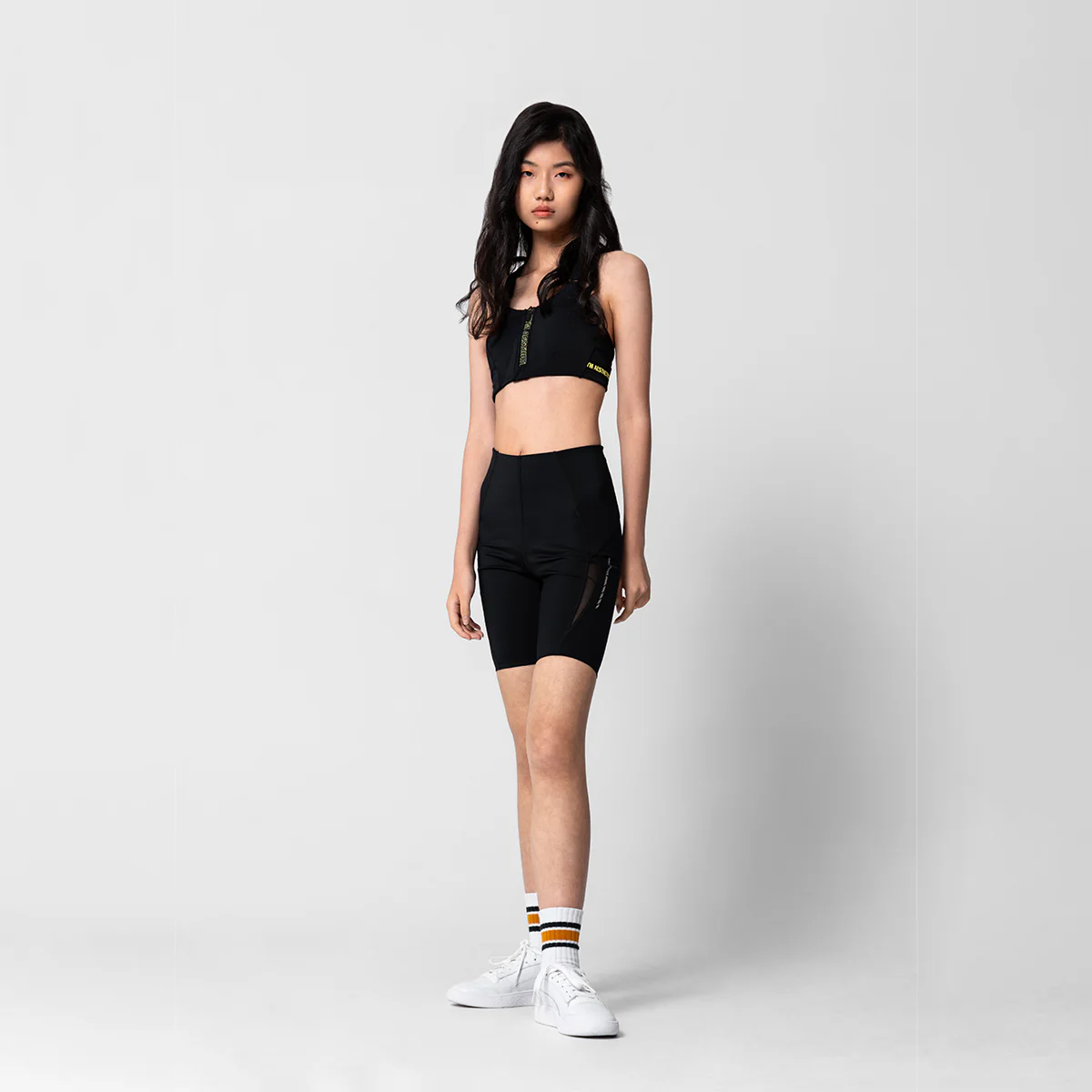 Activewear Mesh Blocking Tight shorts for Women - Image 17