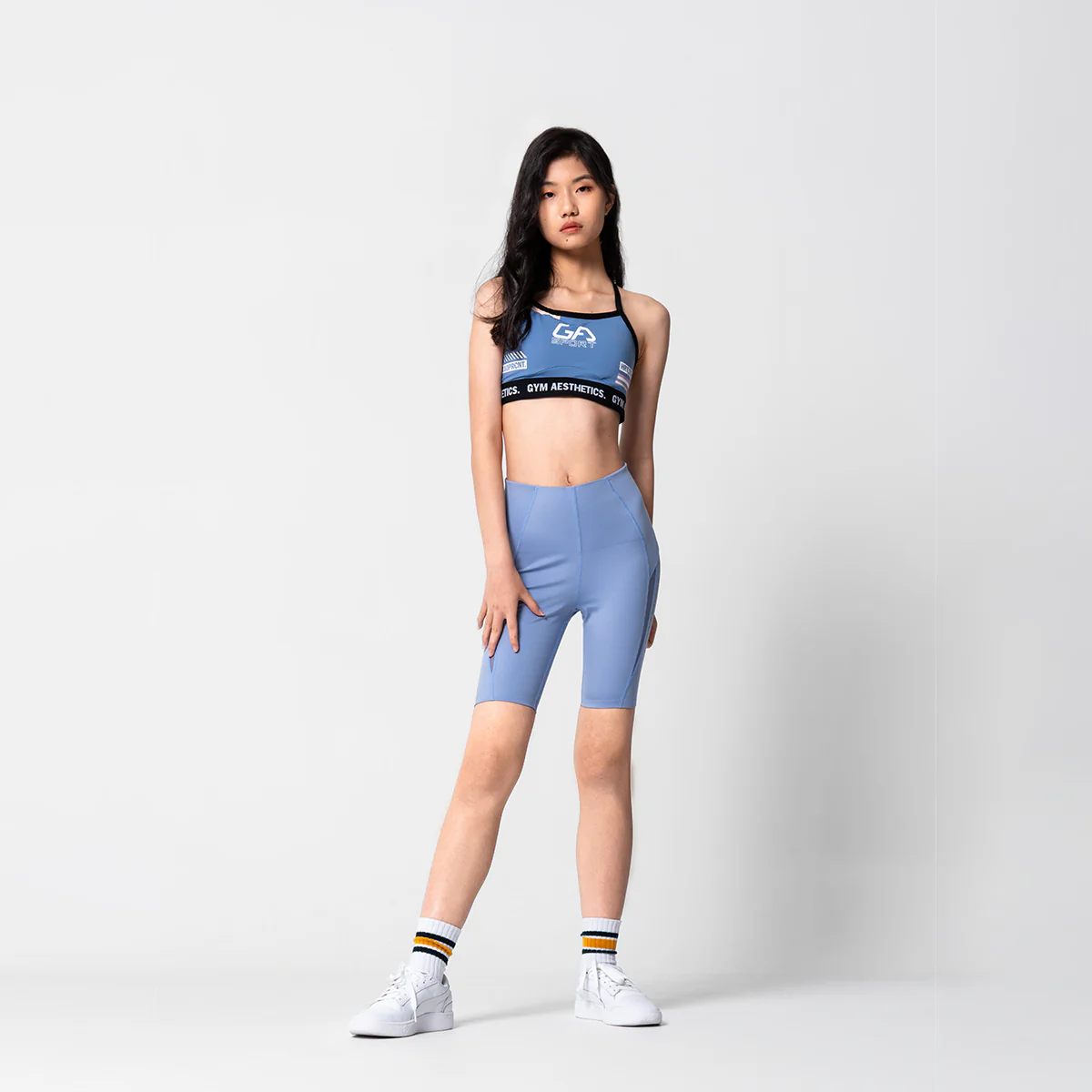 Activewear Mesh Blocking Tight shorts for Women - Image 25