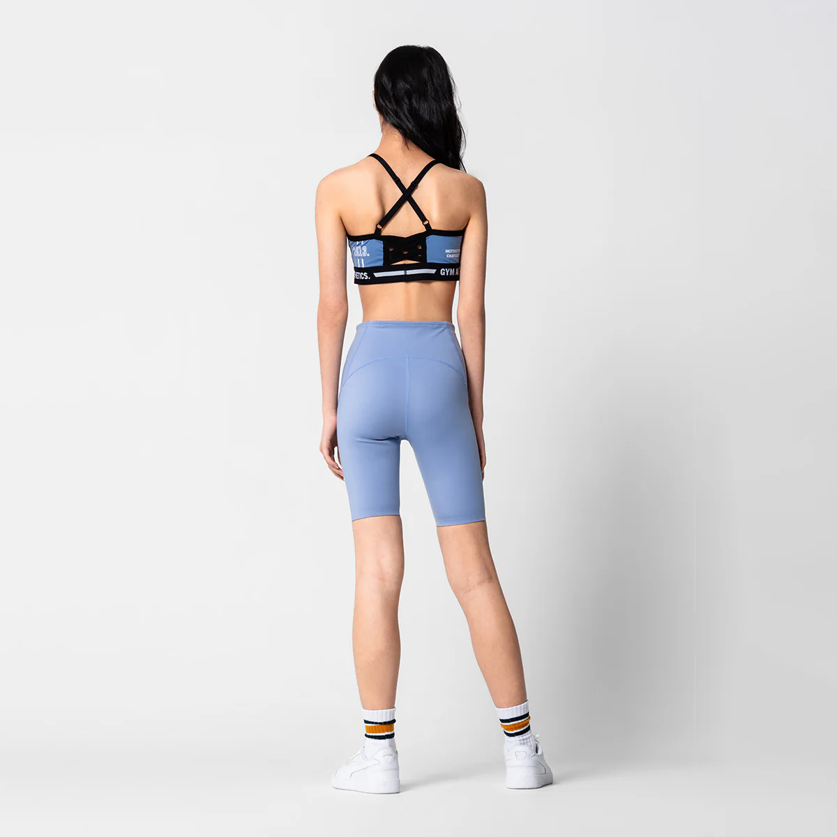Activewear Mesh Blocking Tight shorts for Women - Image 27