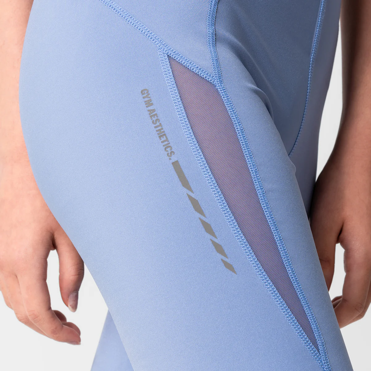 Activewear Mesh Blocking Tight shorts for Women - Image 28