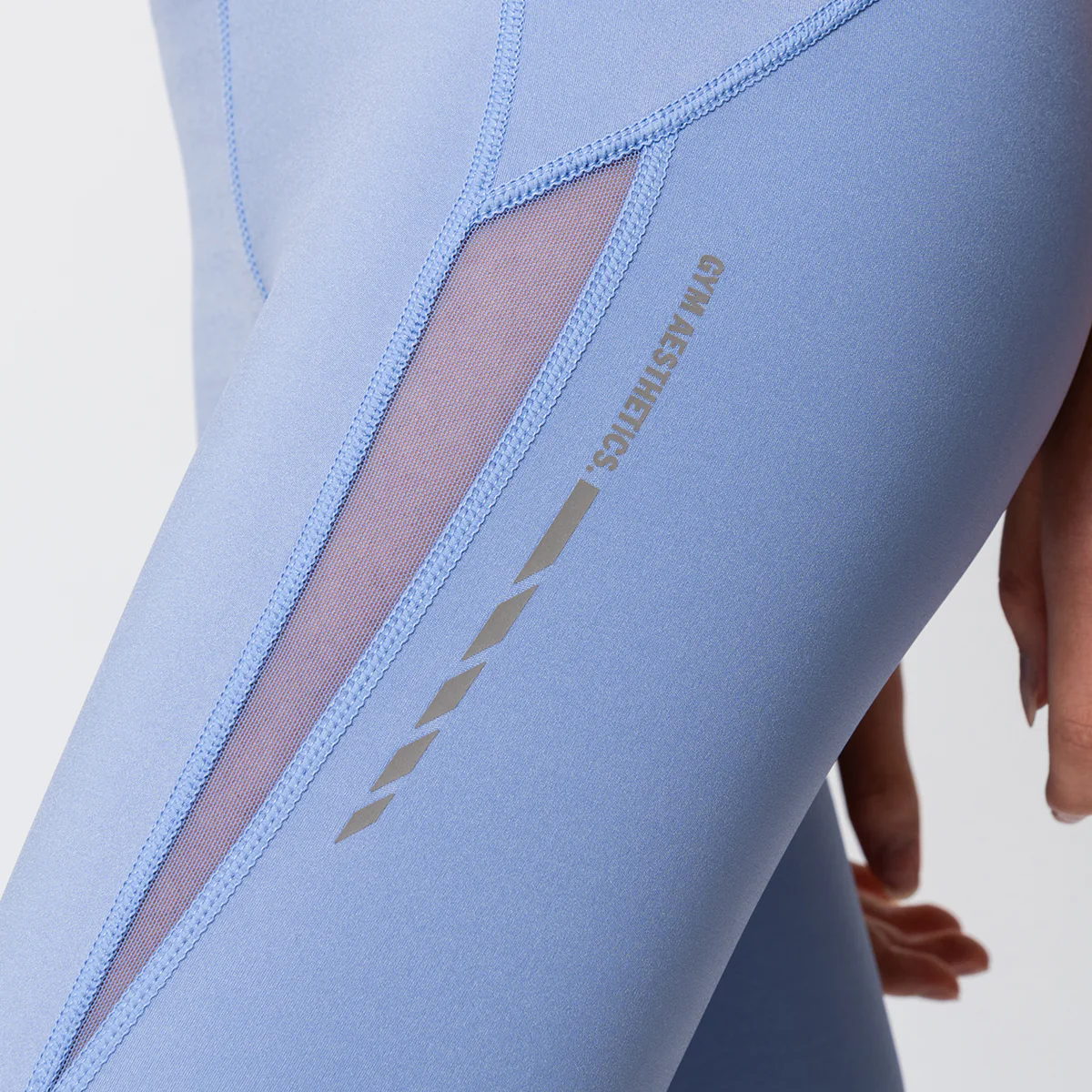 Activewear Mesh Blocking Tight shorts for Women - Image 29