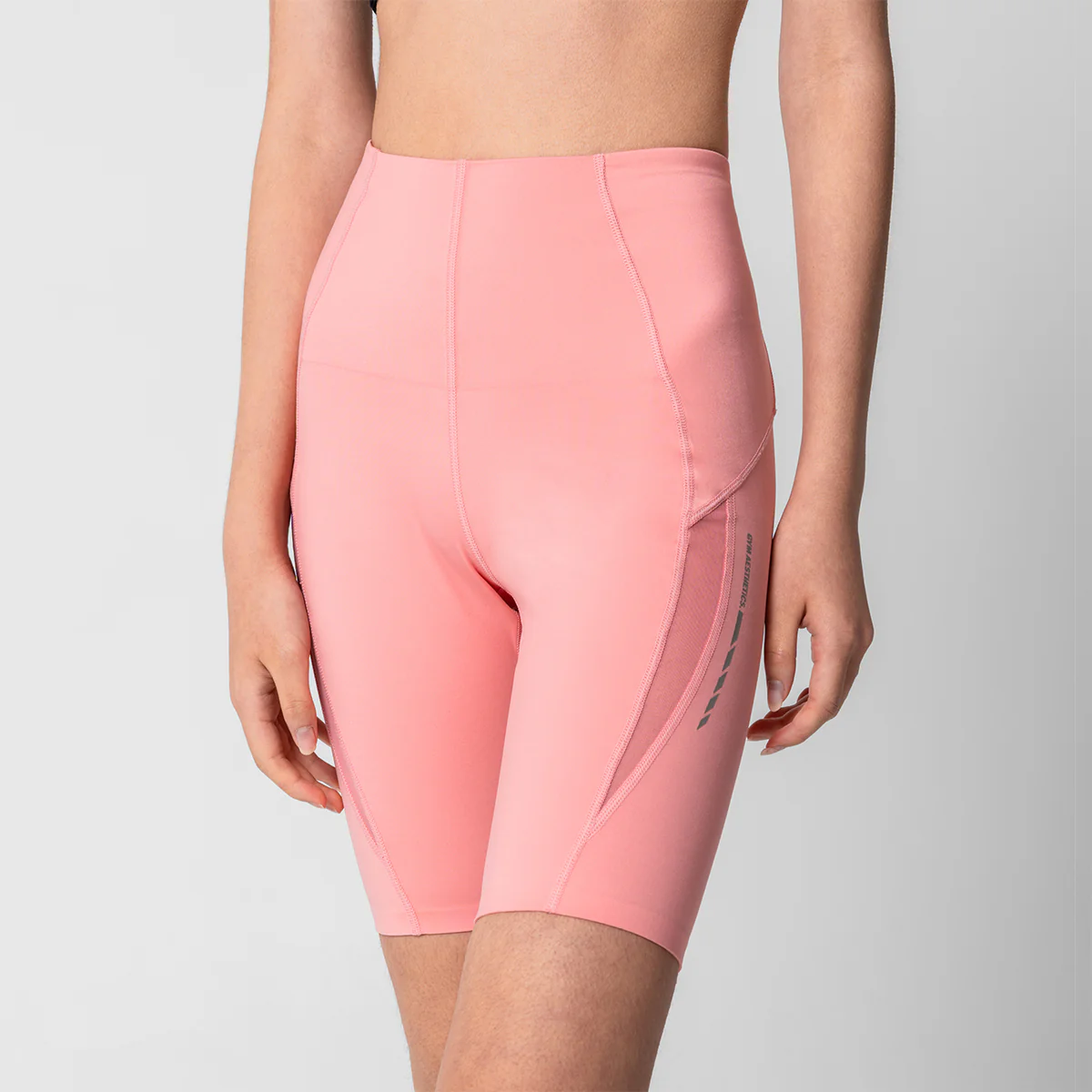 Activewear Mesh Blocking Tight shorts for Women - Image 32