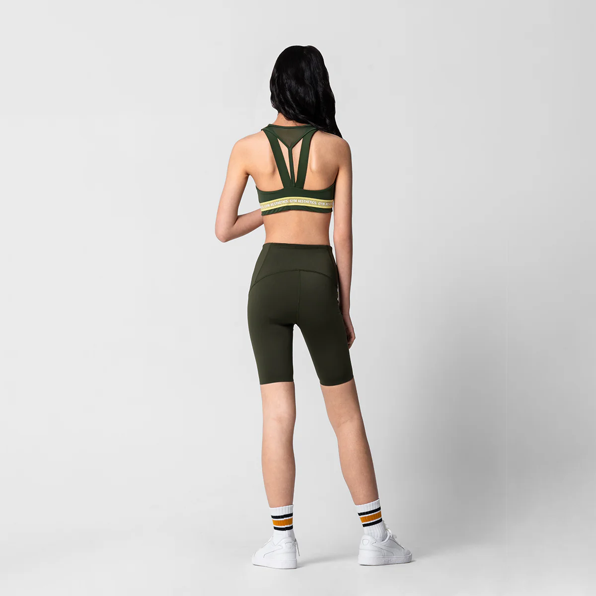 Activewear Mesh Blocking Tight shorts for Women - Image 4