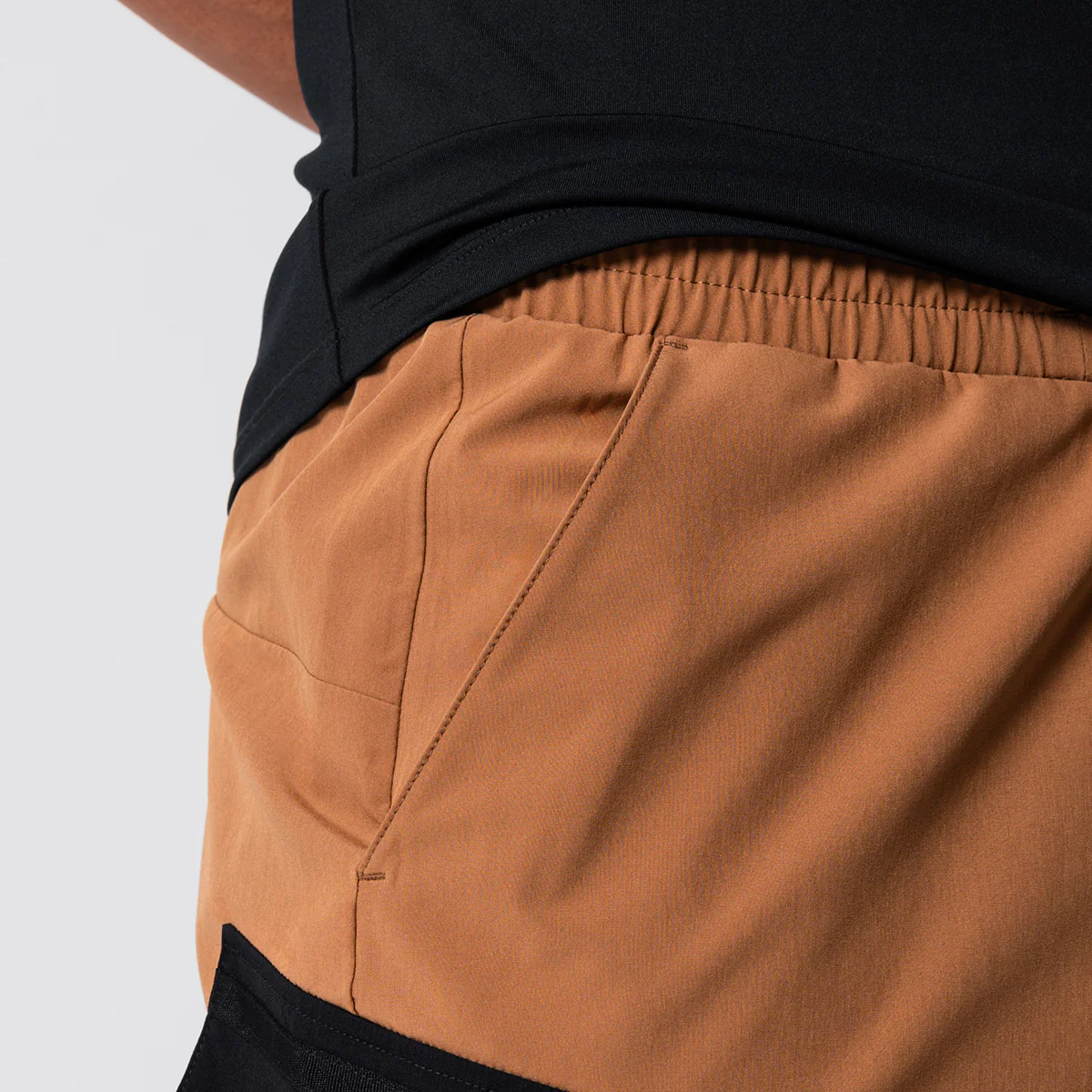 Color Blocking Functional Cargo 9 inch Running Shorts for Men - Image 49