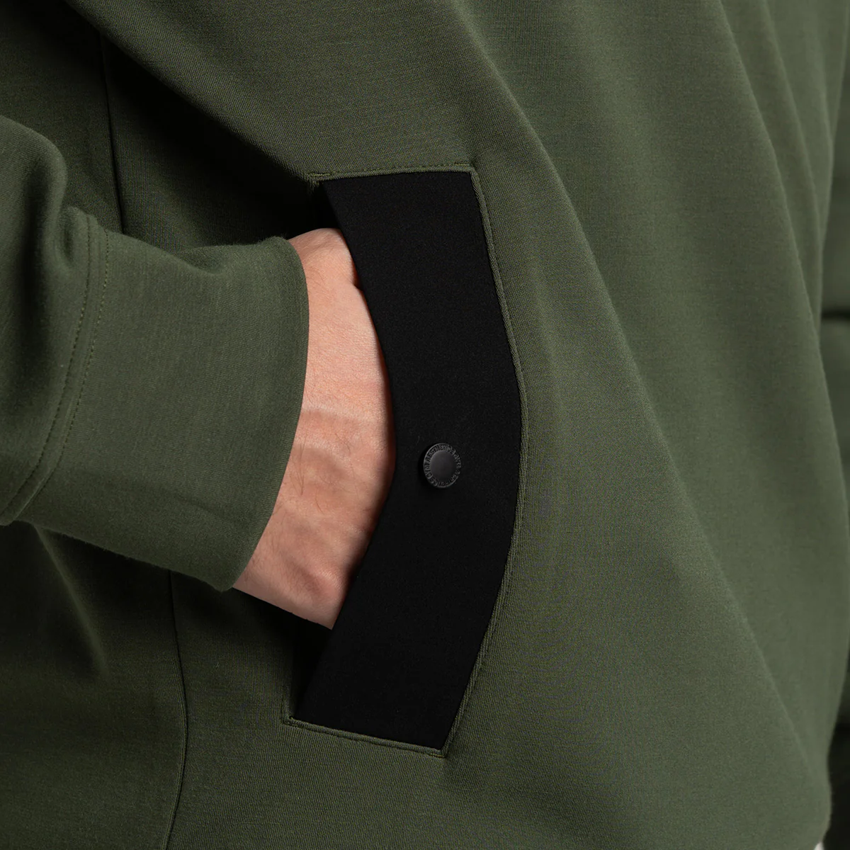 Fabric Blocking Athleisure Trendy Hoodies for Men - Image 11