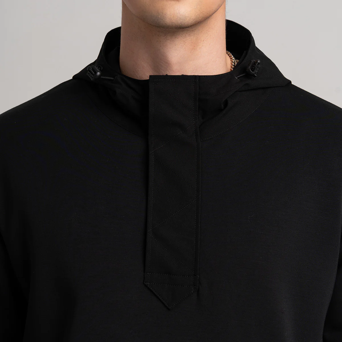 Fabric Blocking Athleisure Trendy Hoodies for Men - Image 3