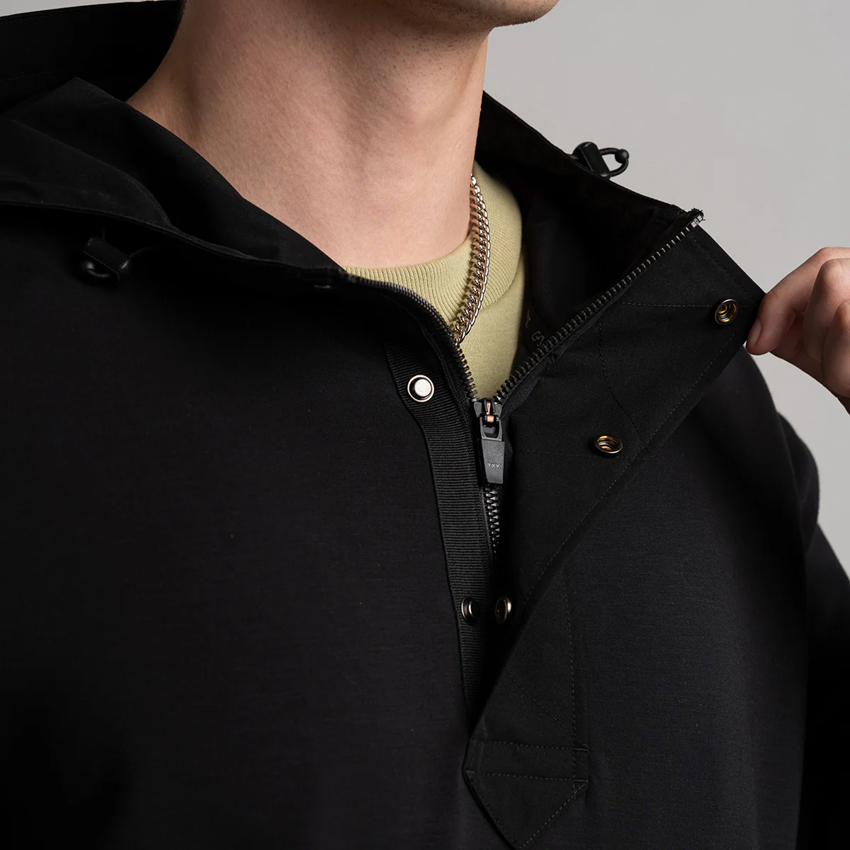 Fabric Blocking Athleisure Trendy Hoodies for Men - Image 6