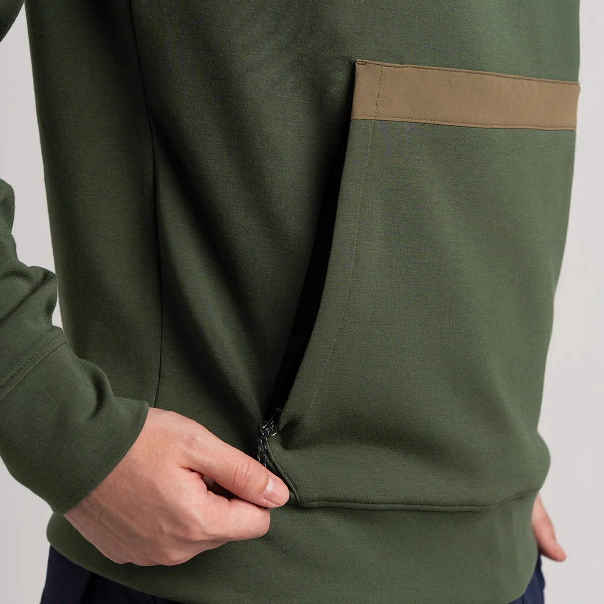 Half Zip Athleisure Trendy Hoodies for Men - Image 12