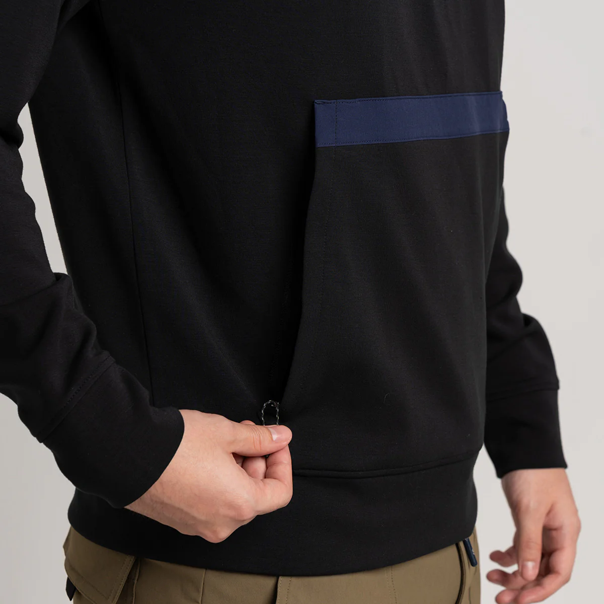 Half Zip Athleisure Trendy Hoodies for Men - Image 5