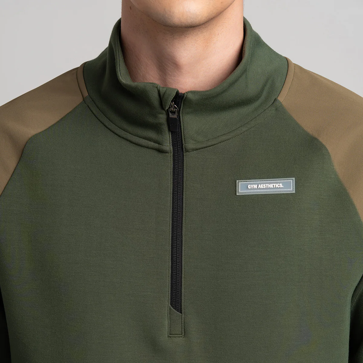 Half Zip Athleisure Trendy Hoodies for Men - Image 9