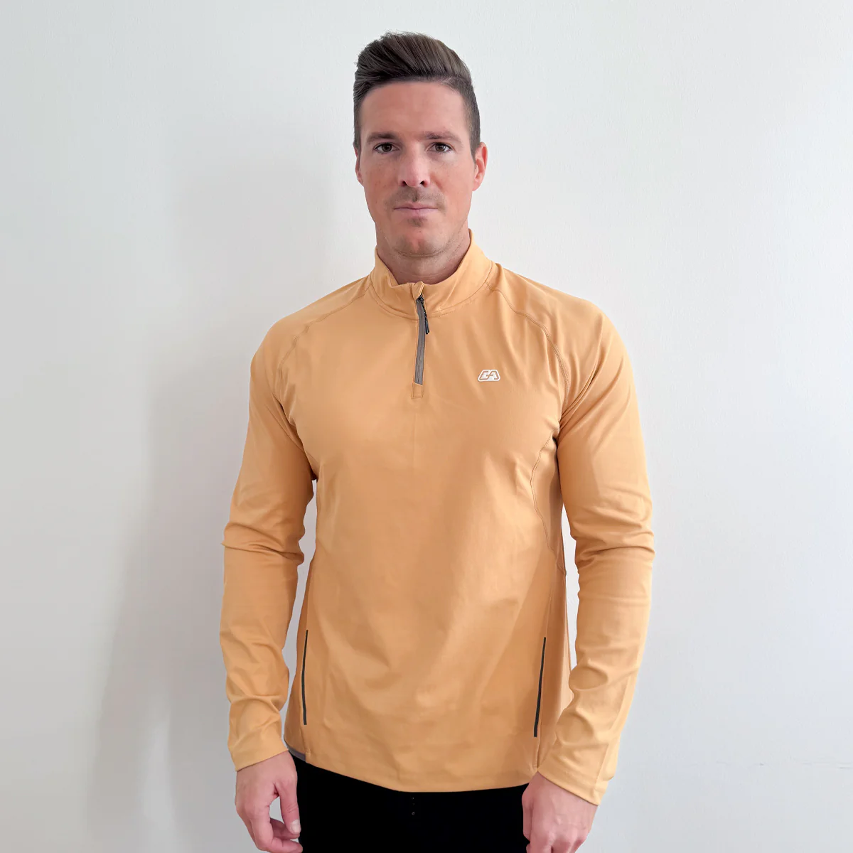Half Zip Training Running Longsleeves for Men - Image 13