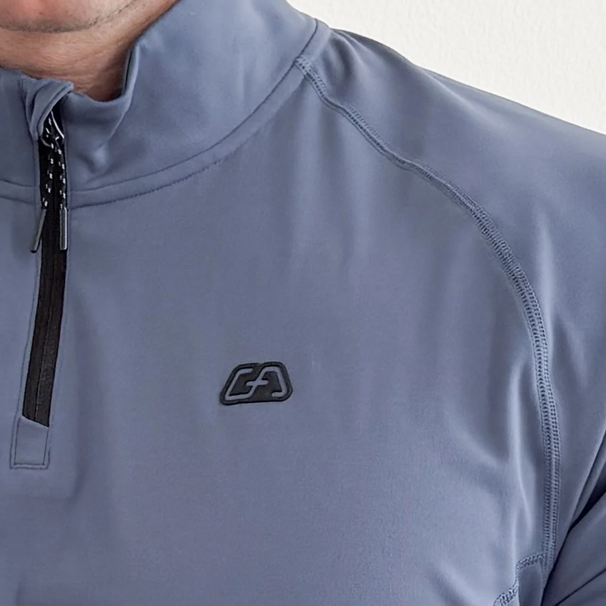 Half Zip Training Running Longsleeves for Men - Image 22