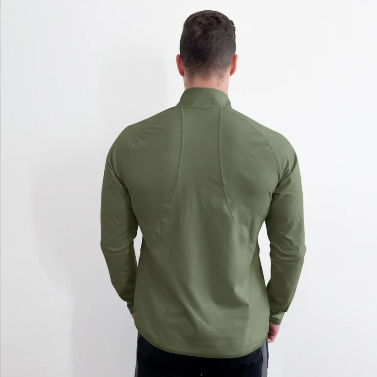 Half Zip Training Running Longsleeves for Men - Image 9