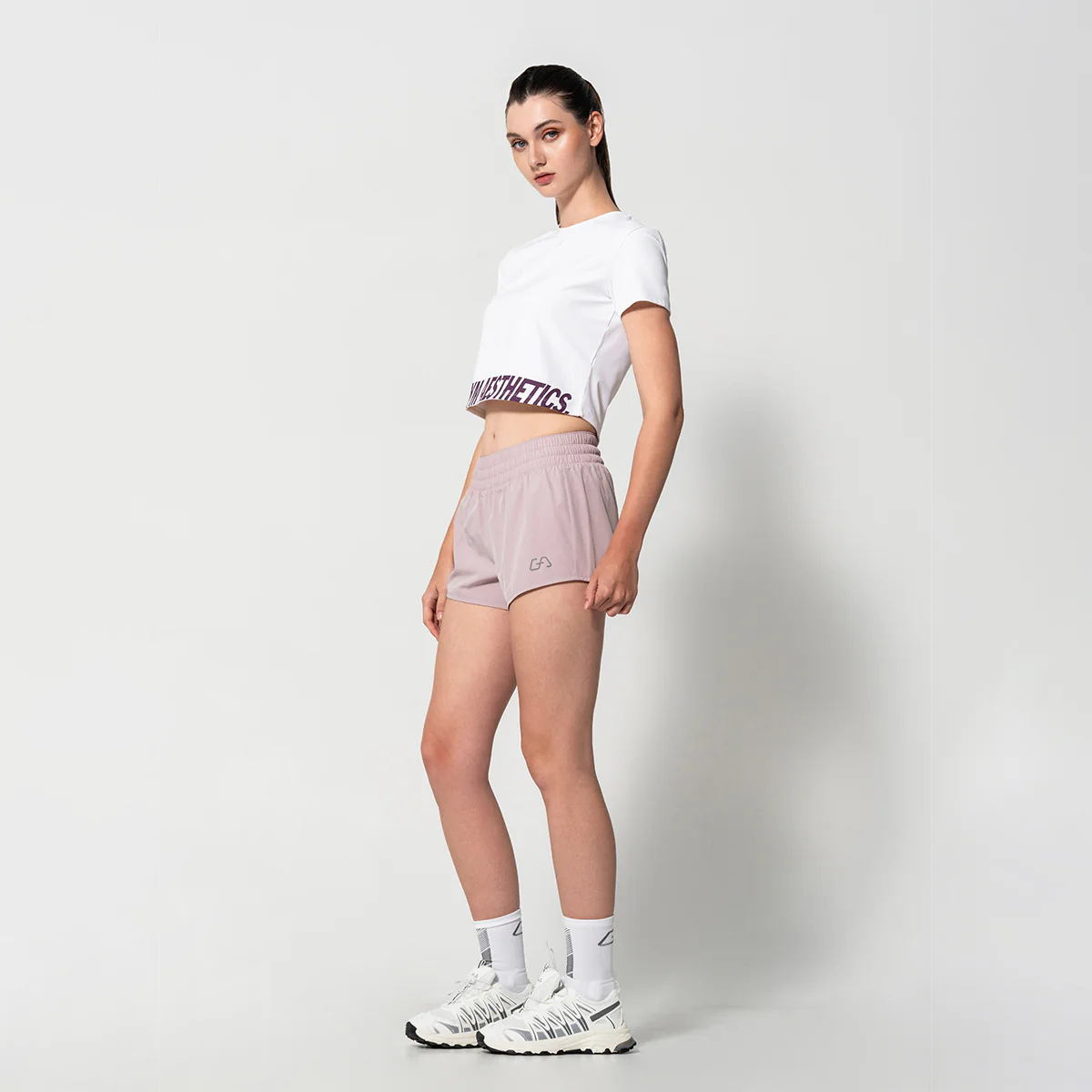 Breathable Activewear Brief-Lined  3 Inch Running Shorts for Women - Image 10
