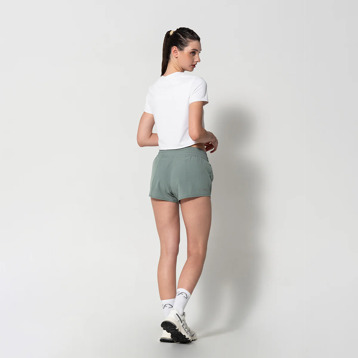 Breathable Activewear Brief-Lined  3 Inch Running Shorts for Women - Image 4