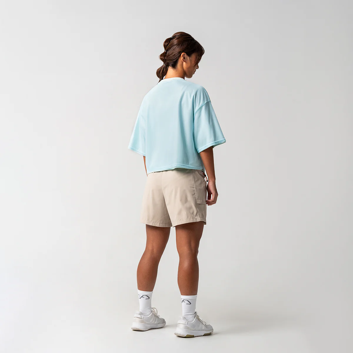 Athleisure Mesh layer T Shirt for Women - Image 3