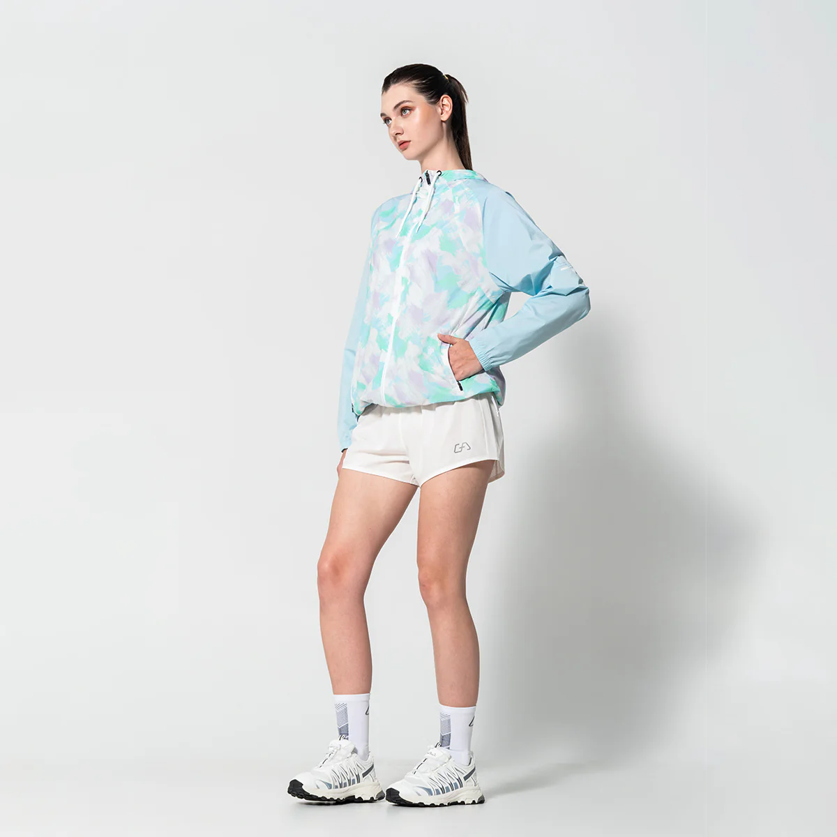 Pattern Athleisure Water Resistant Jacket for Unisex - Image 20