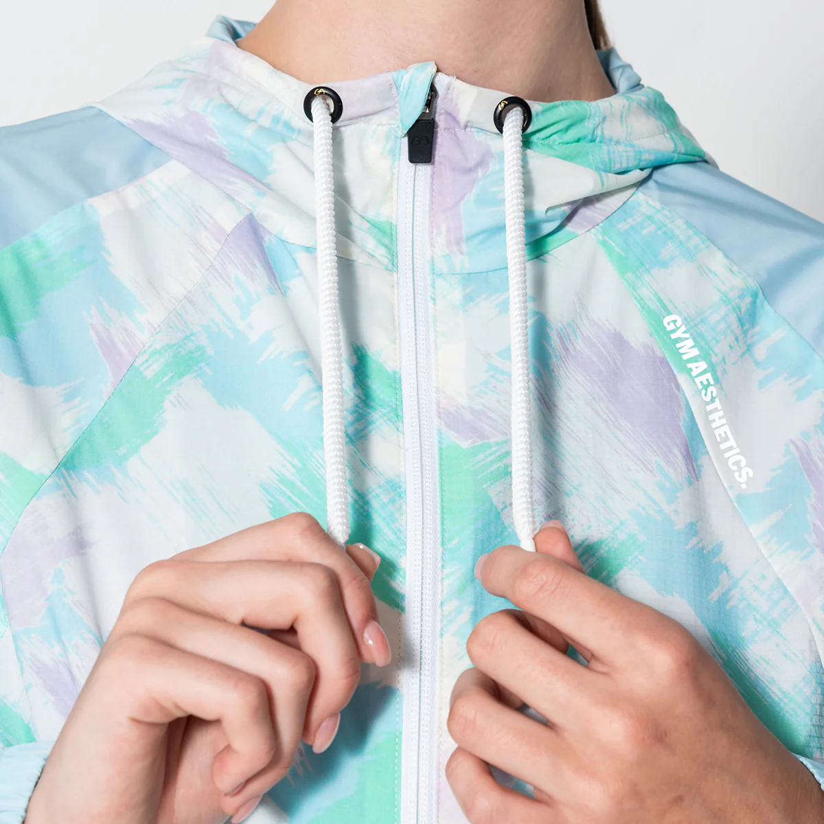 Pattern Athleisure Water Resistant Jacket for Unisex - Image 22