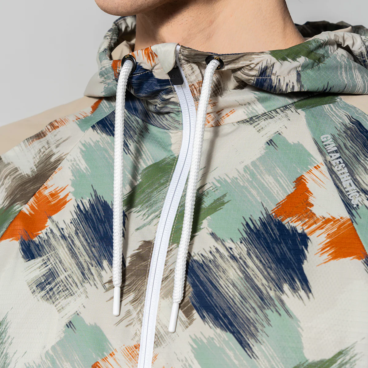 Pattern Athleisure Water Resistant Jacket for Unisex - Image 6